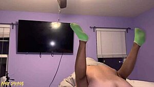 black milf blowjob creampie with white king