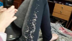 Three lesbian girls roleplay with dirty hot talk