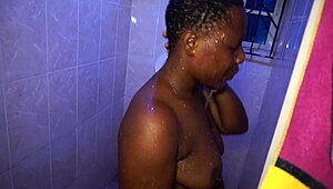 Blonde's Wet Shower Fuck with Monster Cock Before Dinner!