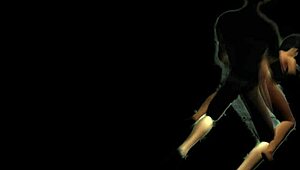 in this cartoon sex scene, i was mounted and my mind went blurry from the intense pleasure