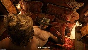 karen riding arthur's big cock in rdr2