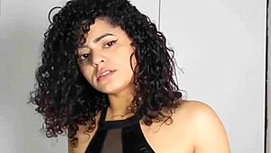 young 18+ with natural tits enjoys subtle play