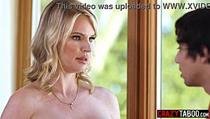 shameless milf stepmom rachael cavalli bangs big cock stepson hard 😈