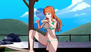nami enjoys the sex in episode 26