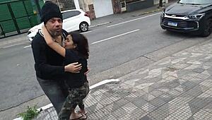 Wild amateurs pull off crazy stunts with Bluezao on Santana streets in São Paulo.