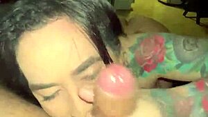 Beautiful feminine transsexual performer captivates with stunning presence