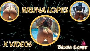 Bold adventure with latina pornstar bruna lopes involves intense lesbian fucking on train tracks.