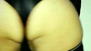 My thick backside shemale gets slammed in raw bareback action