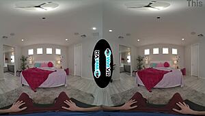 Cute Redhead with Small Tits Gets Her Tight Pussy Creamed by Monster Cock in VR Porn