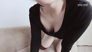 Mavis Dracula teases with her sexy body and begs for cum in her pussy on Halloween