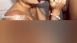 Brunette Gives Oral Pleasure And Receives A Messy Finish