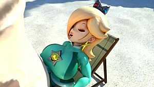 Welcome to Futa Island! Big tits shemale fucks with monster cock!