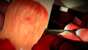 Lesbian Foot Slave EATING PUSSY Like Crazy!