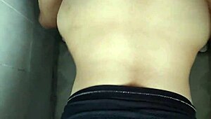 My grandma puts the dick in me and pees on my ass!