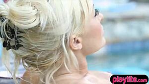 Busty Trophy Wife Fucked Hard by Her Masseur!