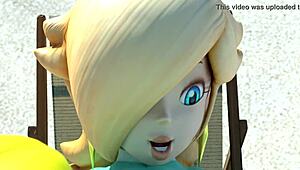 Welcome to Futa Island! Big tits shemale fucks with monster cock!