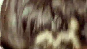 sexy latina takes facial from monster cock