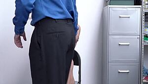 Gia Vendetti, shopowner, are you sucking cock at work while face-fucked in the office?
