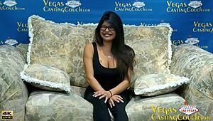 beautiful big breasted latino milf does full vegas casting