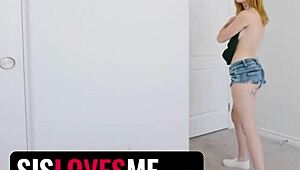 Sislovesme - Ginger Babe in Bikini Sage Fox Celebrates Labor Day