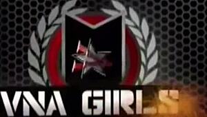 Penny and Lily fuck Alex backstage