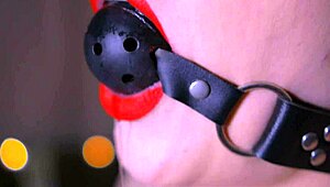 lustful man pisses on wife, forces ass to mouth, and cums on her bound body