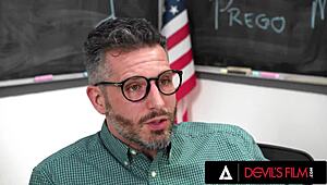 Don't Complain, Nicole Aria! Teacher Dominates You With Rough Muff Diving!