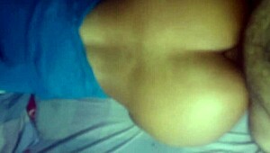 Mexicana culona bends over for deep anal doggystyle with gaping big ass.