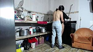 samanta y somer stop cooking because they can't resist fucking each other 😍