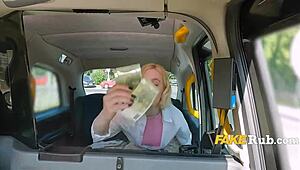 Blonde medico gets revenge on cheating bf, banging taxi driver! 😈
