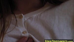 My innocent stepsister likes to watch me bend her over for fun.