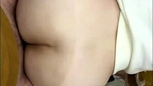 i watched this japanese 30s couple have raw sex in the living room, doggystyle squirting and creampie