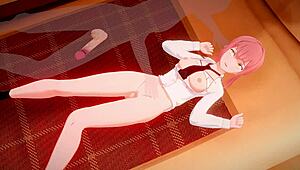 miss makima moans during 3d hentai penetration