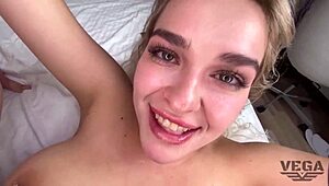 Big Tit Blonde Ditched at Altar, Bangs Milf Friend Hard!