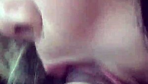 Latina sucks best friend's monster cock expertly