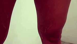 Teen gets black cock cum all over