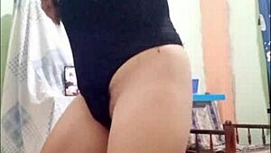 Stepmother’s Live Challenges Before Intimate Massage Session