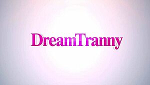 Sexy hung tranny kalliny nomura jerks off and tastes her own cum 😏