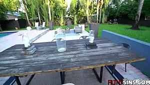 Stepsister Taylor Pierce Having Hot Outdoor Session With Horny Stepbrother Tyler Steel