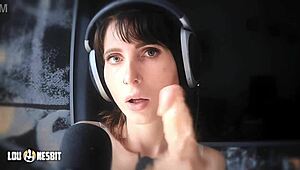 Lou Nesbit And Lia Louise Give Dirty Talk Jerk Off Instructions.