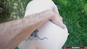 Stepmom's Outdoor Forbidden Fuck with Stepson