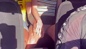 Young Amateur Couple Caught Fucking in Hidden Taxi Cam