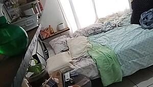 통통한 멕시코 밀프 방 청소하다 히든캠에 잡힘