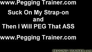 I am going to hammer your ass with my strapon in femdom play