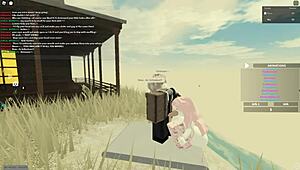 Chatting about deepthroat and anal sex in roblox porn