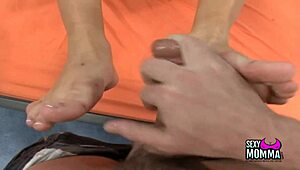 Tiny stepdaughter GETS GIANT PENIS in mouth