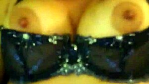 Chrissy fucked while masturbating in lingerie pov