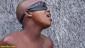 African stepsister's inaugural BDSM training session