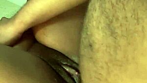 This black amateur's huge ass is begging for a creamy finish