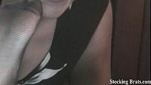 We Love Licking Each Other in Stockings!